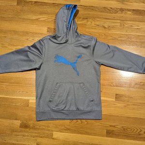 Puma Grey/Blue Sweatshirt Medium